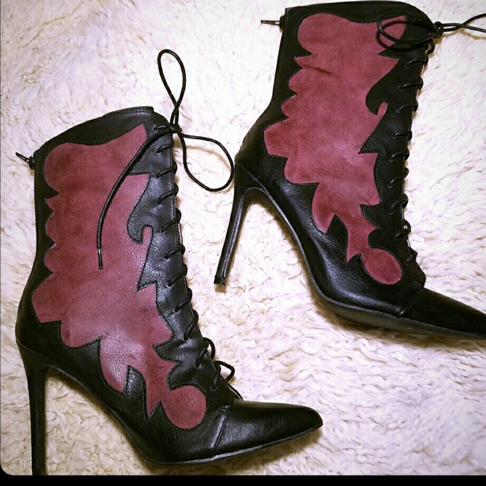 Penny loves Kenny Leather Heel Boots